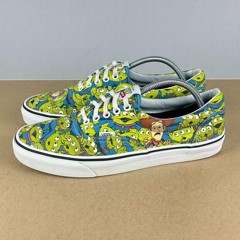 Vans X Disney Pixar Toy Story Aliens Glow in the Dark Sneakers Mens 11 Green